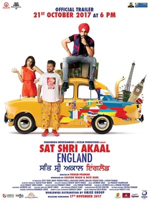 Sat Shri Akaal England (2017) Punjabi Movie - [360MB] HD Poster Download - filmyfly